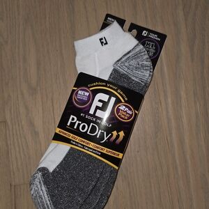 FootJoy White Athletic Socks with ProDry Technology